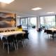 De opening in de gemeenschappelijke zaal